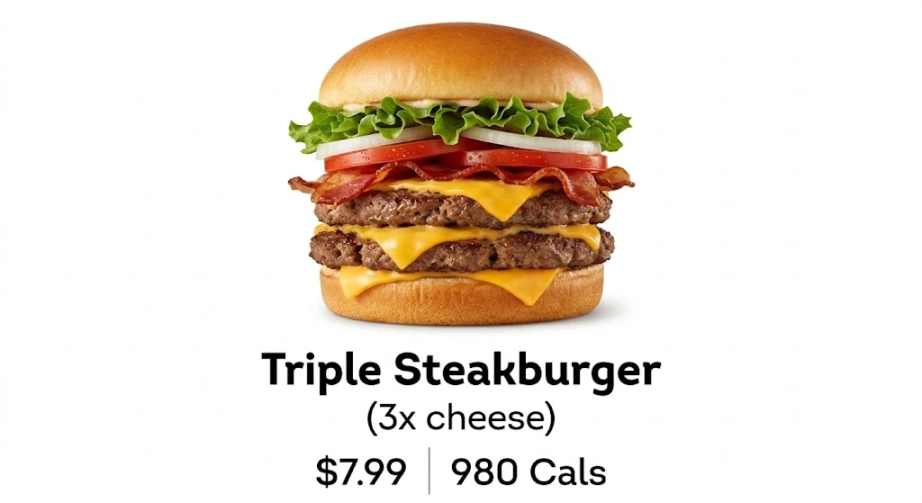 Triple steakburger