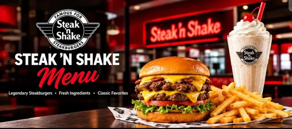 steak and shake menu